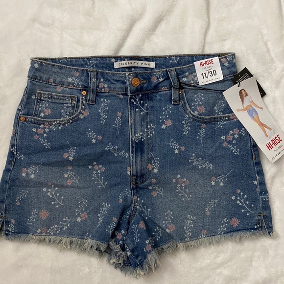 Short Rouge Fille Celebrity Pink Taille 12 - Coton, Uni, Sans étiquettes (neuf Jamais Porté)